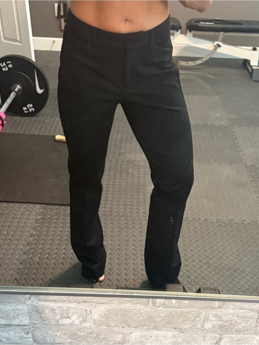 Express Black Boot Cut Dress Pants